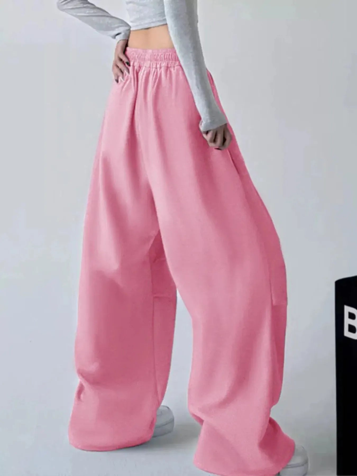 Oversized wide-leg pants with adjustable drawstring waist – Cloudwalk style from A Whimsical Affair.