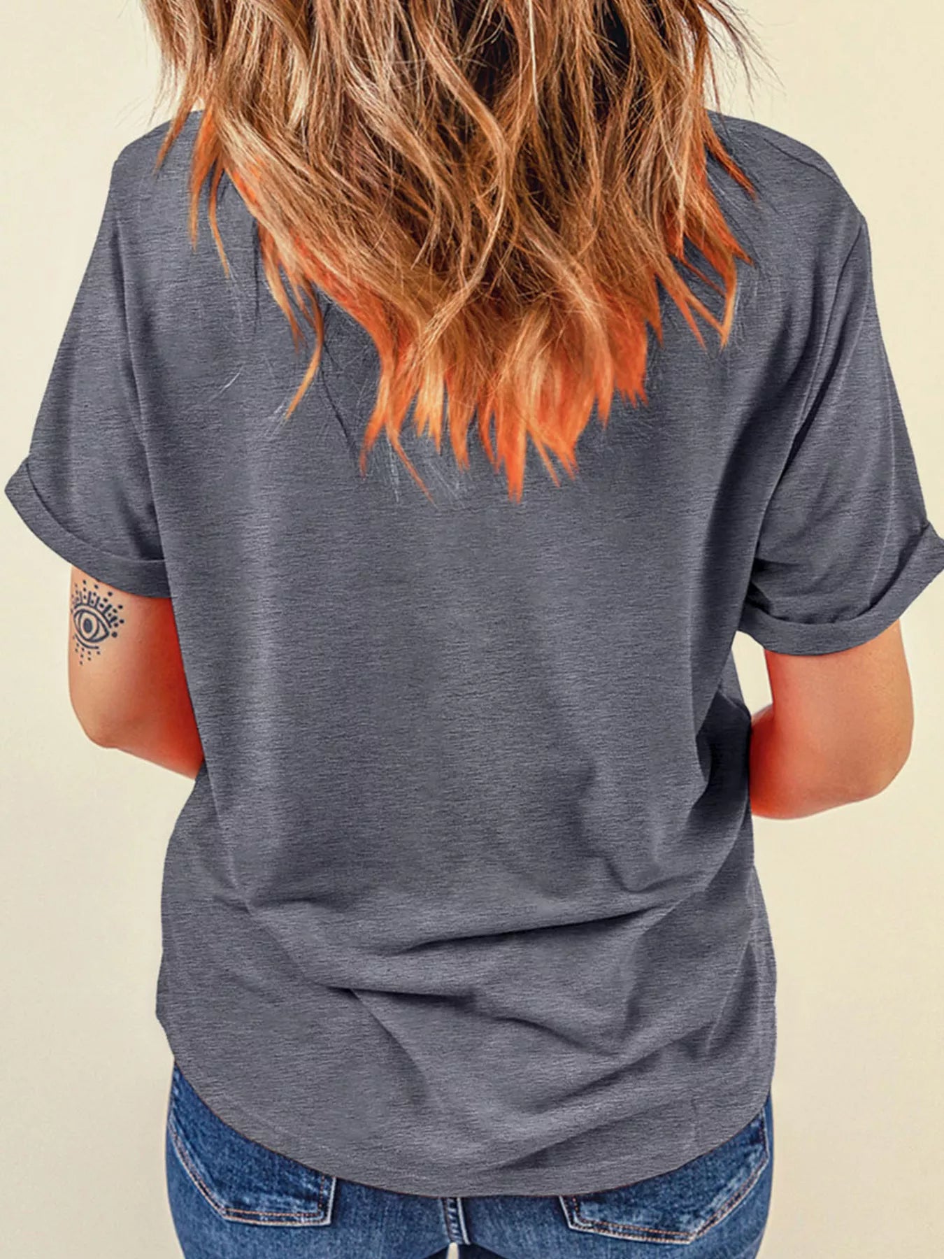 Paddle Party Tee – playful pastel pickleball paddles printed on casual gray t-shirt.
