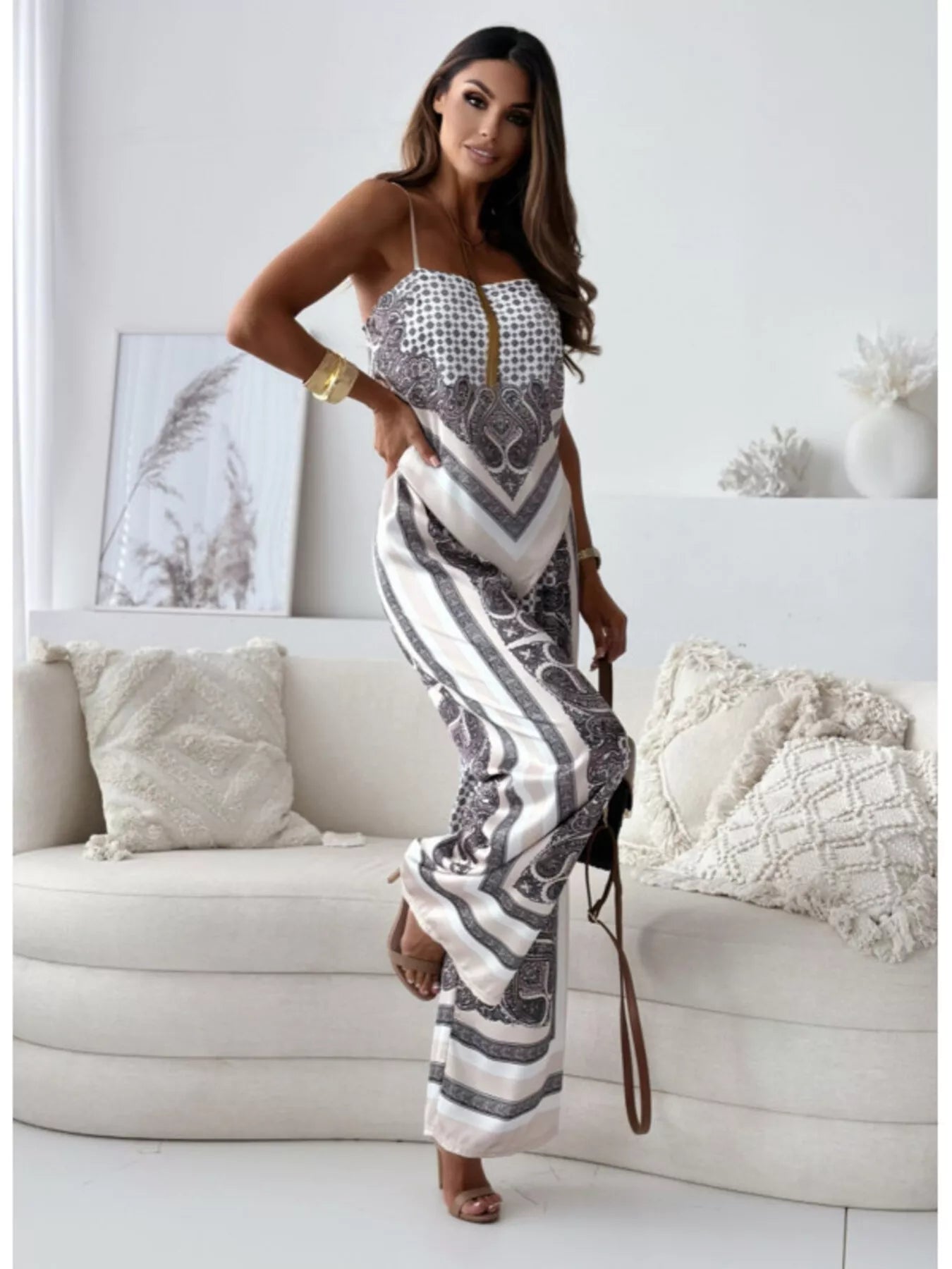 Dust Storm printed cami and pants set with tie-back top – Wanderlight style from A Whimsical Affair.