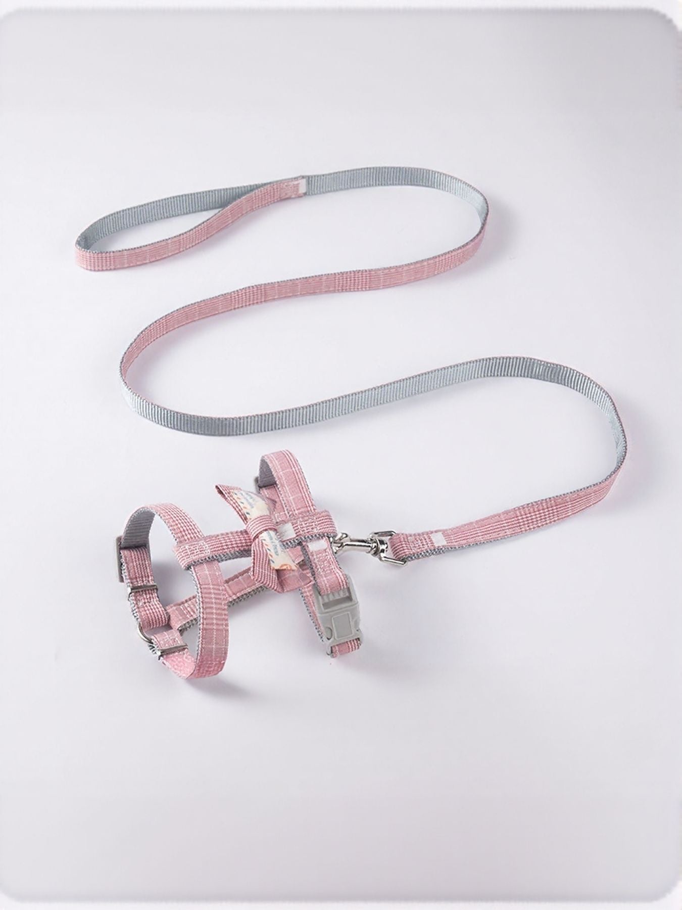 Adjustable floral cat harness and leash set for cats
